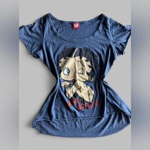 Betty Boop Navy Graphic Tee